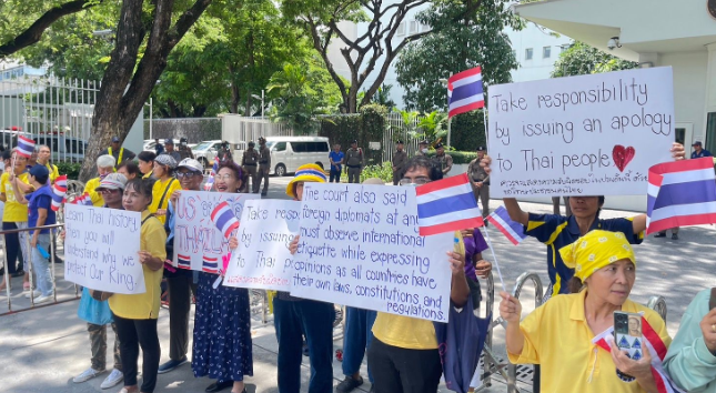 Para Demonstran Protes AS Campuri Urusan dalam Negeri Thailand